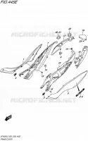 ACHTER KUIP (SFV650AL5 E33) voor Suzuki GLADIUS 650 2015