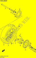 ACHTERWIEL (SFV650L5 E03) voor Suzuki GLADIUS 650 2015