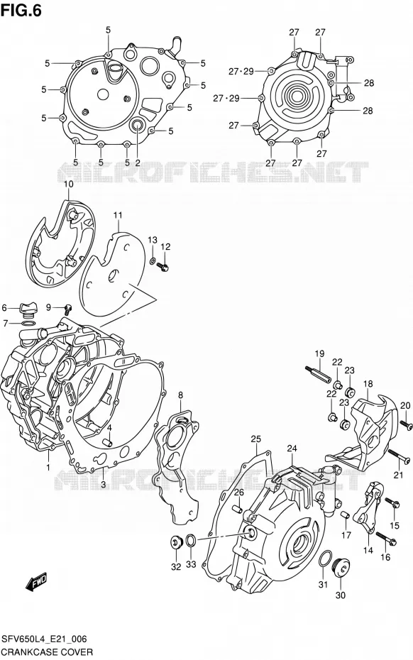 CASING Suzuki MOTO 650 GLADIUS 2014  SFV650U L4 (E21)