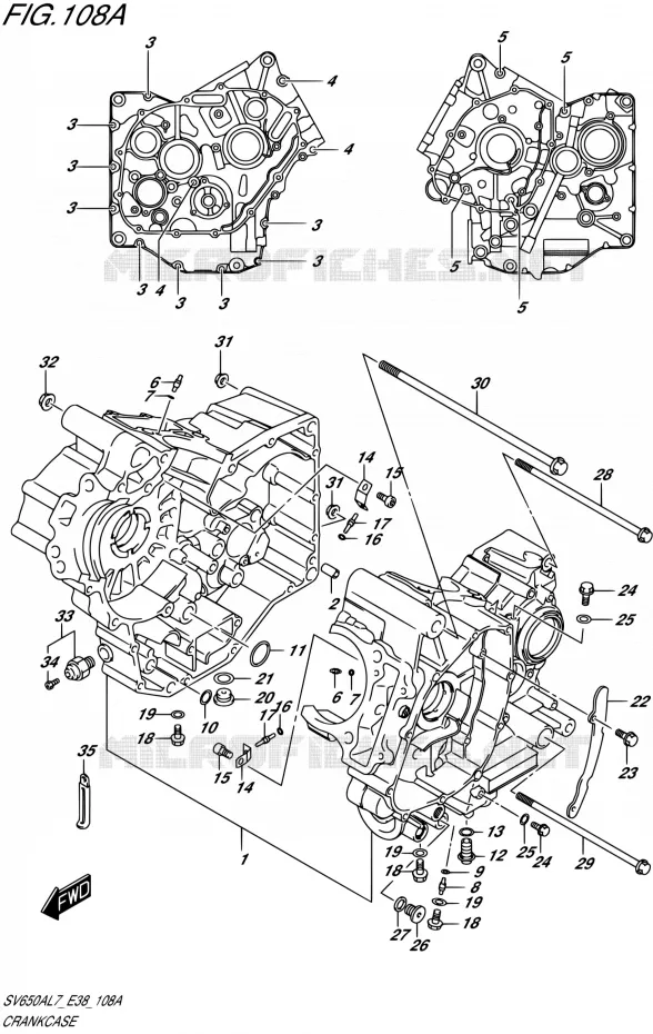 CASING Suzuki MOTO 650 SV 2017  SV650A L7 (E38)
