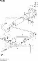 FUEL EVAP SYSTEM (E33) voor Suzuki SV-S 650 2010