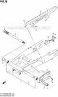 SWINGARM voor Suzuki SV-S 650 2010