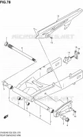 SWINGARM voor Suzuki SV-S 650 2010