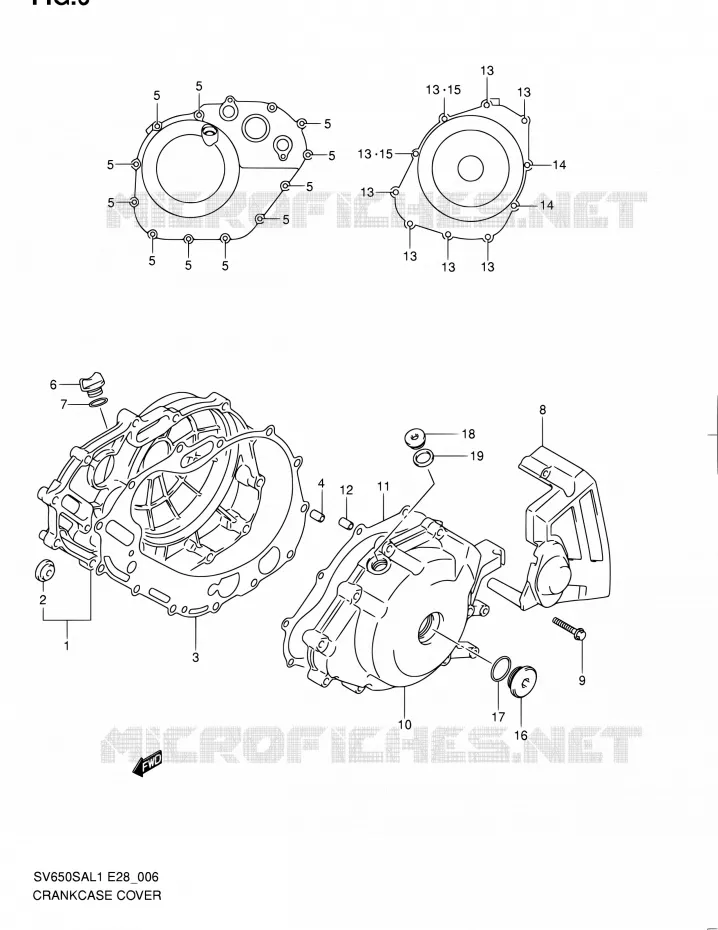 CASING Suzuki MOTO 650 SV-S 2011  SV650SA L1 (E03,E28,E33)