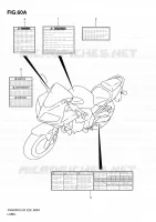ETIKET (MODEL L0) voor Suzuki SV-S 650 2010