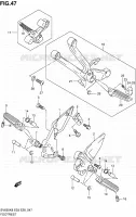 FOOTREST voor Suzuki SV-S 650 2010