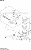 FRONT HOOFDREMCILINDER (SV650SAK8/SAK9/SAL0) voor Suzuki SV-S 650 2010