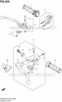 HANDGRIPS   LEVERS (MODEL L0) voor Suzuki SV-S 650 2010