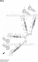 NOKKENAS   VALVES voor Suzuki SV-S 650 2010