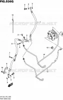 FRONT REMSLANG (UH125AL6 P53) voor Suzuki BURGMAN 125 2016