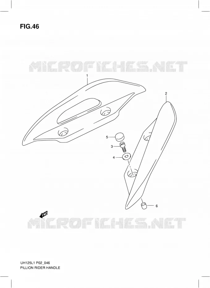 BACKREST Suzuki SCOOTER 125 BURGMAN 2011  UH125G L1 (P19)