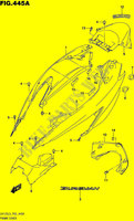 ACHTER KUIP voor Suzuki BURGMAN 125 2015