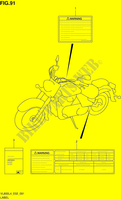 ETIKET (VL800CL4 E02) voor Suzuki INTRUDER 800 2014