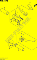 HANDGRIPS   LEVERS (VL800TL5 E03) voor Suzuki BOULEVARD 800 2015