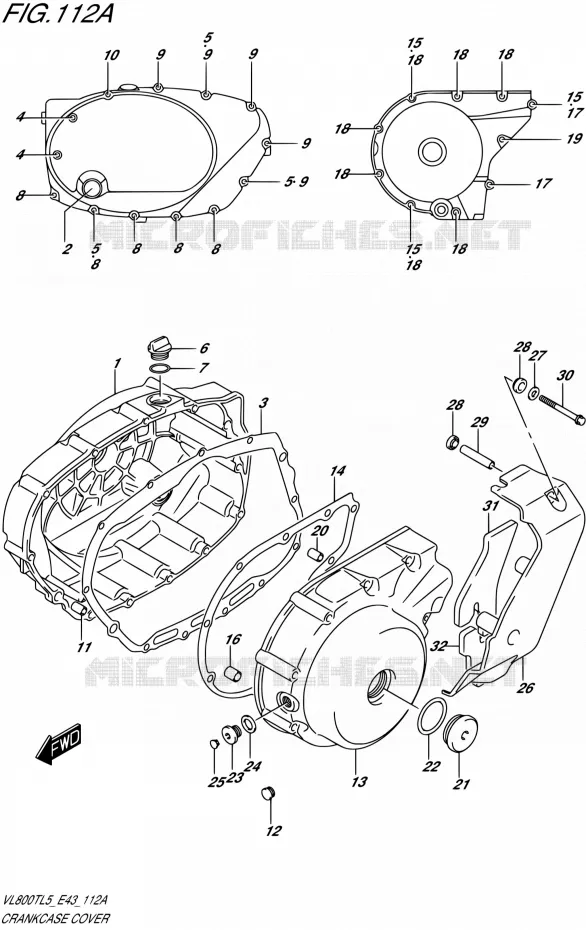 CASING Suzuki MOTO 800 BOULEVARD 2015  VL800T L5 (E43)