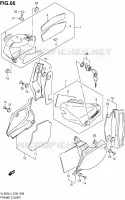ACHTER KUIP (VL800L4 E02) voor Suzuki INTRUDER 800 2014