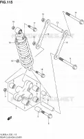 SCHOKBREKER AANEENSCHAKELING (VL800CL4 E19) voor Suzuki INTRUDER 800 2014