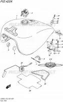 BENZINETANK (VZ800L5 E03) voor Suzuki MARAUDER 800 2015