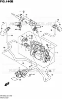 GASKLEPHUIS (VZR1800BZL5 E24) voor Suzuki MARAUDER 1800 2015