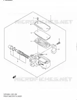 FRONT HOOFDREMCILINDER (VZR1800L1 E51) voor Suzuki INTRUDER 1800 2011