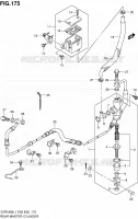 ACHTER HOOFDREMCILINDER voor Suzuki INTRUDER 1800 2011