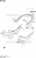 ACHTERSPATBORD (VZR1800L1 E28) voor Suzuki INTRUDER 1800 2011