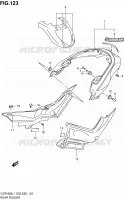 ACHTERSPATBORD (VZR1800ZL1 E28) voor Suzuki INTRUDER 1800 2011