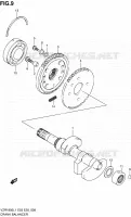 CRANK BALANCER voor Suzuki INTRUDER 1800 2011