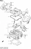 FRONT CILINDERKOP voor Suzuki INTRUDER 1800 2011