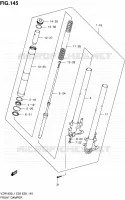 FRONT SCHOKDEMPER voor Suzuki INTRUDER 1800 2011