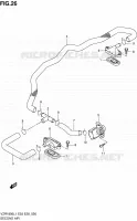FUEL EVAP SYSTEM voor Suzuki INTRUDER 1800 2011