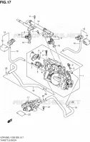 GASKLEPHUIS (VZR1800ZL1 E28) voor Suzuki INTRUDER 1800 2011