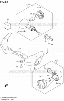 INDICATOREN (VZR1800ZL1 E03) voor Suzuki INTRUDER 1800 2011