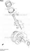 KRUKAS voor Suzuki INTRUDER 1800 2011