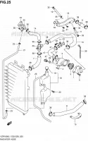 RADIATOR SLANG voor Suzuki INTRUDER 1800 2011