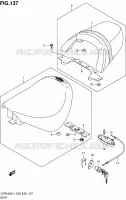SEAT (VZR1800ZL1 E28) voor Suzuki INTRUDER 1800 2011