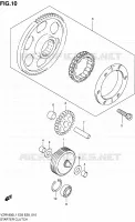 STARTMOTOR CLUTCH voor Suzuki INTRUDER 1800 2011