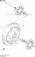 VOORWIEL (VZR1800L1 E03) voor Suzuki INTRUDER 1800 2011