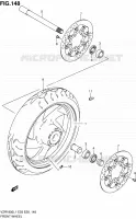 VOORWIEL (VZR1800L1 E28) voor Suzuki INTRUDER 1800 2011