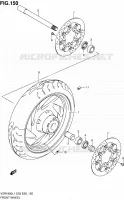 VOORWIEL (VZR1800ZL1 E03) voor Suzuki INTRUDER 1800 2011