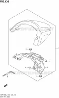 SEAT COWL (VZR1800L2 E33) voor Suzuki INTRUDER 1800 2012