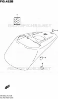 FUEL TANK VOORKLEP (VZR1800BZL5 E43) voor Suzuki INTRUDER 1800 2015