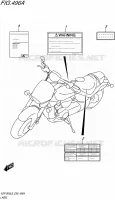 ETIKET voor Suzuki BOULEVARD 1800 2016