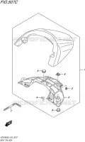 SEAT COWL (FOR PGZ)  (VZR1800BZL6 E43) voor Suzuki BOULEVARD 1800 2016