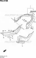 ACHTERSPATBORD (VZR1800L5 E19) voor Suzuki INTRUDER 1800 2015