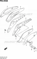 FRAME HANDGREEP (VZR1800L5 E02) voor Suzuki INTRUDER 1800 2015