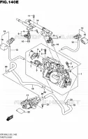 GASKLEPHUIS (VZR1800BZL5 E19) voor Suzuki INTRUDER 1800 2015