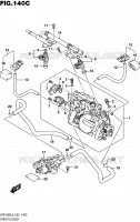 GASKLEPHUIS (VZR1800UFL5 E19) voor Suzuki INTRUDER 1800 2015