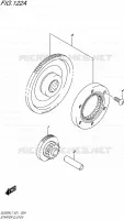 STARTMOTOR CLUTCH MOTOR/TRANSMISSIE 650 suzuki-motorfietsen V-STROM 2017 13033008