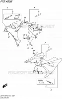 SIDE KUIPNG (GSX-R1000RZL7 E21) KUIPDEEL/FRAME 1000 suzuki-motorfietsen GSX-R 2017 13141062